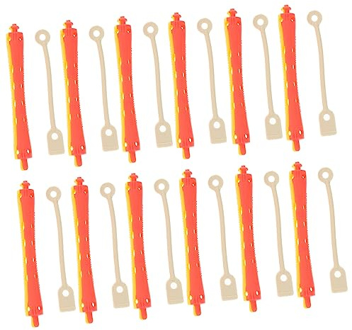 MERRYHAPY 24 Pezzi Arricciacapelli Per Permanente Con Elastico Strumenti Per Styling Dei Capelli Adatti Per Uso Domestico e Saloni Di Bellezza Per Capelli Corti e Naturali