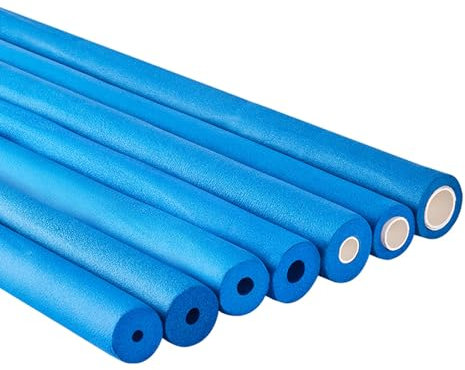 2.0M Schaumstoff-Rohrisolierung Isolierung Heizungsrohre ID 6mm 10mm 13.0mm 16mm für Kupferrohre Fabrikrohre Im Freien Griffgriffe Selbstdichtender Rohrisolierschaumschlauch(Blau,16.0mm x 15mm x 2.0m)