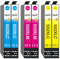 Hepta Print 502XL Druckerpatrone für Epson 502 XL Patrone 502 Multipack Tintenpatronen für Epson Expression Home XP-5150 XP-5100 XP-5155 XP-5105 WF-2860 WF-2865 WF-2880 WF-2885 (502XL-2C2M2Y)