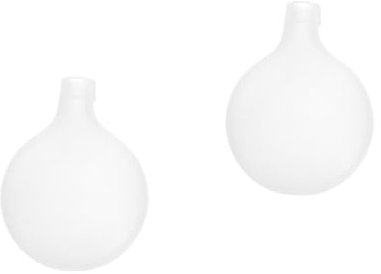 Angoily 2pcs Vintage Style Lampshade White Lampshade Ceiling Lamp Cover Indoor Light Cover Base Fit