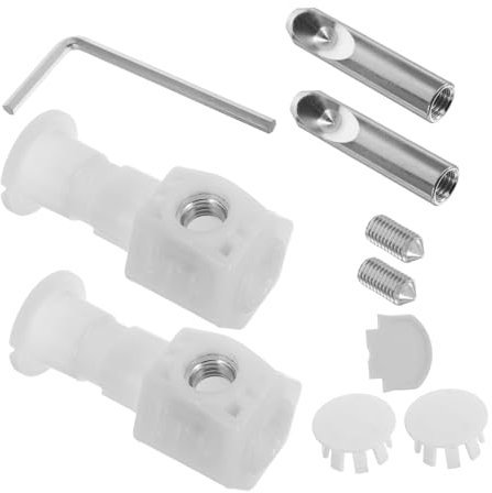 GLEAVI Viti per Sedile Wc Bulloni di Fissaggio per Wc Sospeso Kit di Parti di Ricambio Accessori per Installazione del Bagno