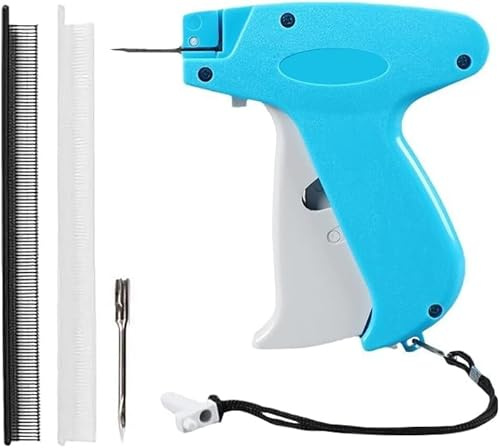 Pistolas de etiquetas para ropa, 1500 marcadores blancos + aguja de repuesto para ropa, etiquetas de precio, herramientas de costura para tienda, almacén