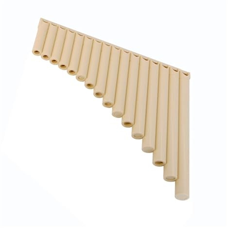 18 Pfeifen Panflöte Musikinstrument Panflöte 16 Pfeifen Professionelle C Tonart Aufführung Oder Übung(16 pipe white1)