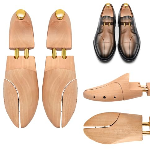 Vexnaro Embauchoirs en bois de pin pour hommes et femmes – protection des chaussures et Maintien de la forme – Prolongent la durée de vie – Design élégant – 1 paire d’embauchoirs haut de gamme