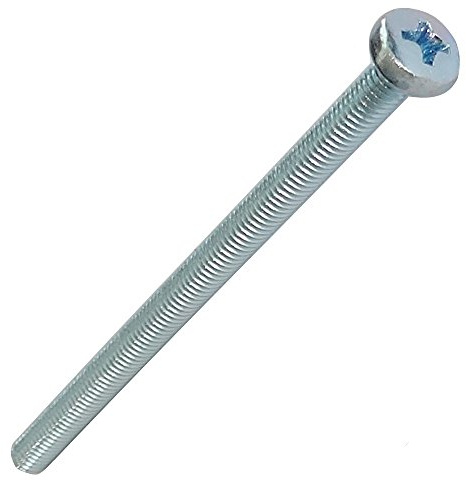 AERZETIX - C18345-10 x Bolzen - Linsenkopfschrauben - Zylinderkopfschrauben - M4x70mm - DIN 7985A - Verzinkter Stahl - Fußabdruck PH2 kreuzförmig