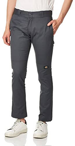 Dickies smal, rak arbetsbyxa med knäförstärkning, 36W / 34L