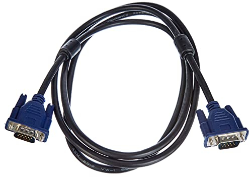 AKYGA AK-AV-01 VGA Kabel für Monitor TV PC SUB-D Stecker auf Stecker 1.8m, Schwarz