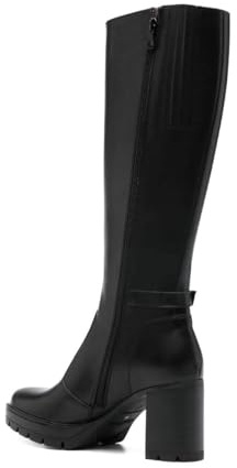 Nero Giardini I514855D stivale in pelle nero con tacco 7 cm