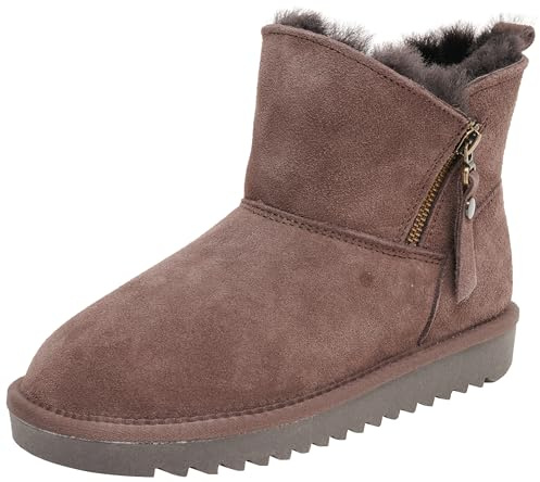 ARA Damen Alaska Stiefelette, Choko, 36 EU Weit