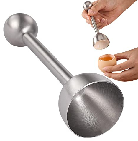 Coupe-œuf en acier inoxydable pour œufs à la coque et œufs mal cuits
