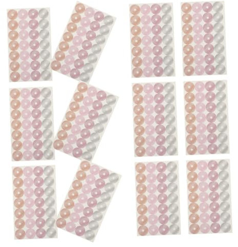HOODANCOS 32blätter Lochverstärkungsaufkleber Für Lochpapier Selbstklebende Dekorative Reparaturetiketten Stärkung Von Heftseiten Für -projekte Und Ordner