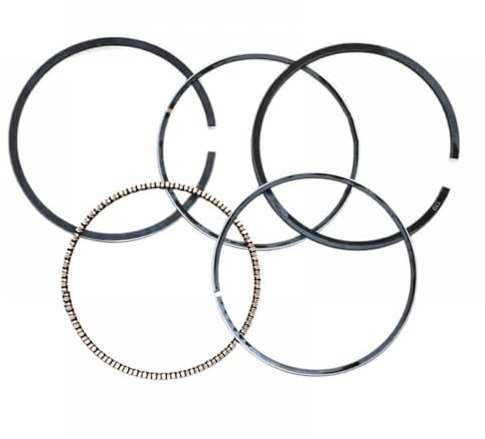 Jeu de segments de Piston de 65mm, Compatible avec le moteur Ki FJ180V FJ180 FC180, bloc-cylindres de tondeuse à gazon, bague d'huile, anneaux de Compression de remplacement(2 SETS)