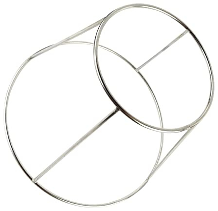 OSOLADY Porta Piatti Creativa in Acciaio Inox, per Pizza e Frutti di Mare | Struttura Semplice, Base Stabile, Riutilizzabile e Resistente All’usura, Uso Domestico in Cucina, Argento Elegante