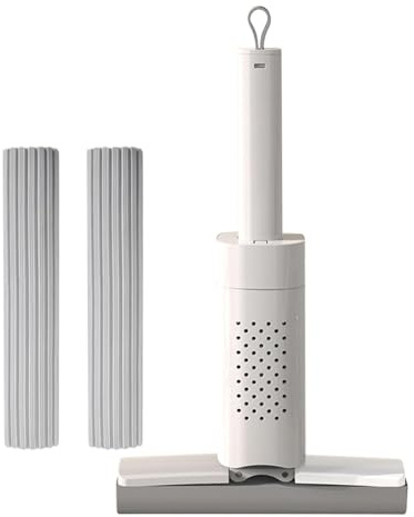 Mini Faltbarer Desktop-Mopp, selbstquetschend, Mini-Wischmopp, tragbar, faltbar, für Badezimmer, Küche, Geschirr, Desktops, – Nicht Harte Baumwolle