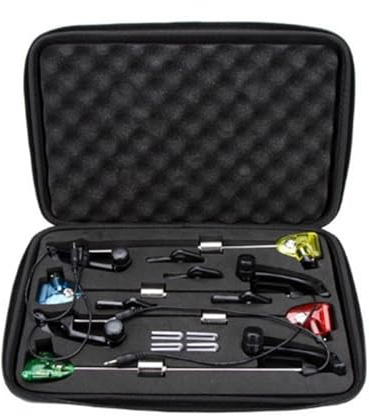 Haodream Juego de luces LED para pesca de carpa, herramienta iluminada LED, alarma para alarmas, indicador de picadura, indicador de mordida con luz LED