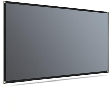 duk till projektor Vikbar metall antiljus för projektionsduk för kontor utomhus och inomhusbruk(GG84 inch)