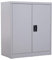 Vinsetto Armadietto Mobile Ripiano Regolabile Chiusura di Sicurezza per Casa Ufficio Garage Acciaio 80x40x92.5cm Grigio