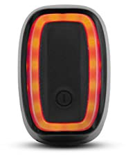 Urban Prime Smart Rear Light, Luce Posteriore per Bici, Impermeabile IPX4, Ricarica USB, rilevamento Automatico di frenata Unisex Adulto, Nero, Unica