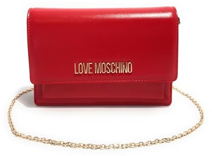 Love Moschino Damen Schultertasche, Rosso