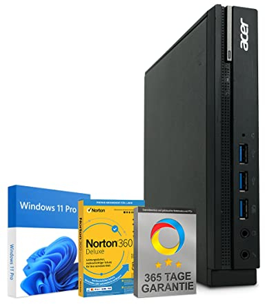 Acer Veriton N4640G PC Computer Intel Core i5-6500T@ bis zu 3,1 GHz 16 GB 512 GB SSD mit Windows 11 Pro & GRATIS Bluetooth, WLAN & Antiviren-Software inkl. 365 Tage Garantie (Generalüberholt)