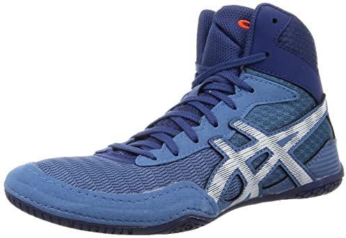 Asics Unisex Matcontrol 2 Wrestling Shoe, Azure/Deep Ocean, 37.5 EU