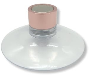 Seifenschale, magnetisch, Farbe: Roségold, mit Saugnapf, ohne Bohren, aus Edelstahl, für alle Oberflächen, ideal für Badezimmer, Küche