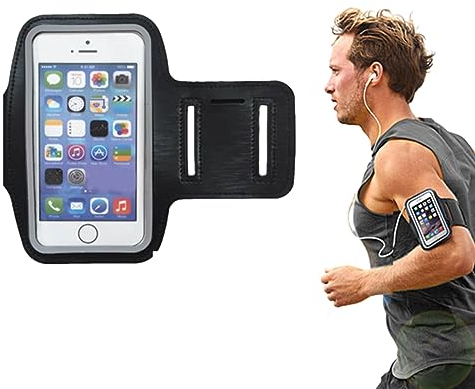 ASYKNM Fascia Braccio Smartphone - Porta Cellulare per Correre, Sweatproof e Compatibile con iPhone Pro Max e altri modelli (14/13/12/11/X). Adatta per telefoni fino a 7''.