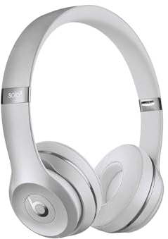 Beats Solo3 Kabellose Bluetooth On-Ear Kopfhörer – Apple W1 Chip, Bluetooth der Klasse 1, 40 Stunden Wiedergabe – Silber