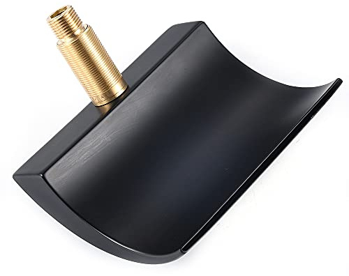 5-Loch-Wasserfall-Badewannenarmatur Badewannenarmatur-Set + DE Duschkopf Badewannenrandarmatur Badewannen-Mischbatterie Chrom