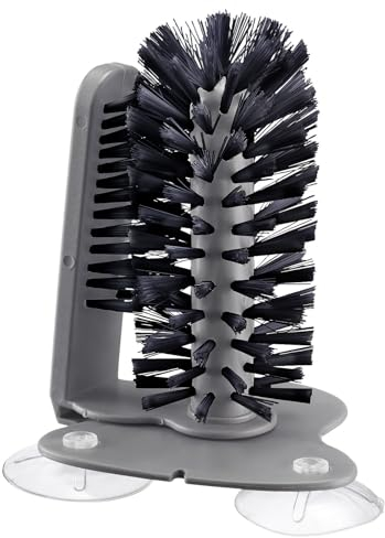 Westmark Glass Washing Brush with Suction Base, Polypropylene PET Polyvinyl Chloride (PVC), Colourless, One Size