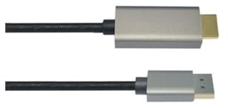 WatioWave Adaptador Display Port macho a HDMI macho, compatible con 4K, audio y video, para conectar dispositivos a pantallas.