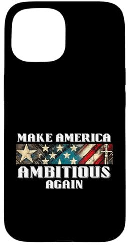 Machen Sie Amerika wieder ehrgeizig USA Stars & Stripes Hülle für iPhone 15