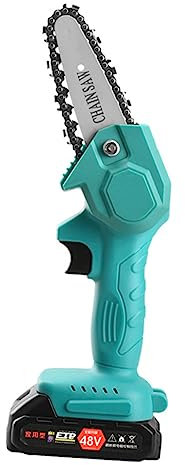 NOLITOY Mini Motosega Batteria Per Taglio Rami e Tronchi Motosega Elettrica Leggera Motore Efficiente e Pratica