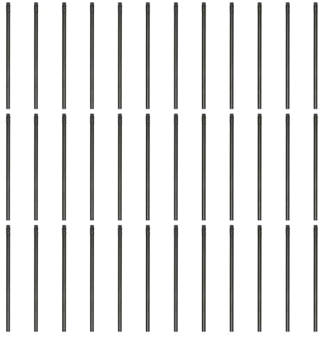 PATIKIL HB Graphitstift 36 Pack Runder Holzstift Mit Radiergummi Für Büro Schreiben Zeichnen Zubehör Schwarz