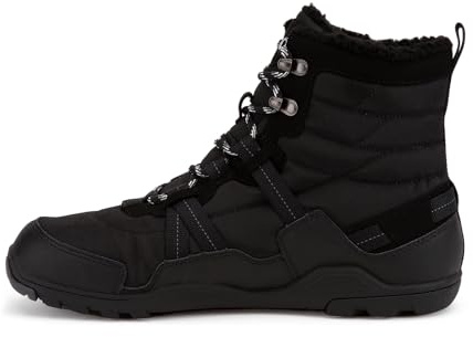 Xero Shoes Women's Alpine Barefoot Lace-Up Snow Boots, Black, 9.5