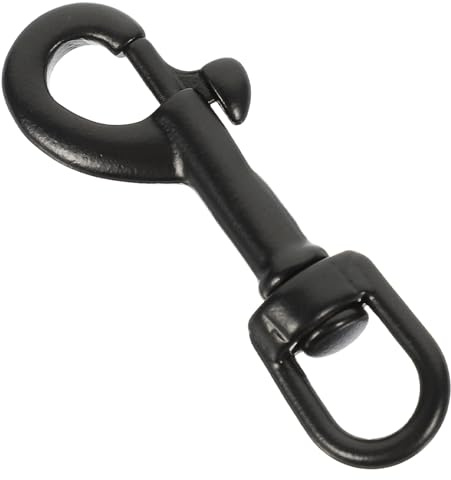 Homoyoyo Edelstahl Tauchhaken 65mm mit Drehwirbel Single Snap Haken für Sporttauchen Hundeleine und Outdoor Langlebiger Wirbelösenbolzen