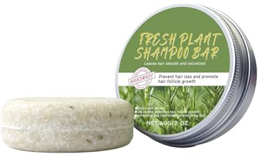 Shampooing Solide Romarin，Shampooing de qualité supérieure au romarin ，pours Cheveuxs Gras Fragiles, Shamping Croissance Naturelle，Barre Shampoing pour Recroissance des Cheveu,60g