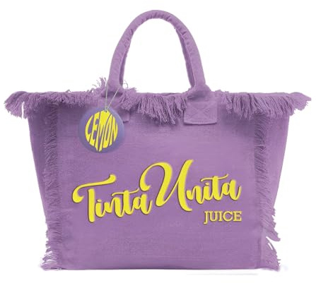 Borsa a Tracolla Grande Lilla con Profumatore - Tinta Unita Juice