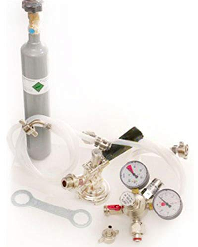 Zubehörpaket Pygmy mit Flach Fitting und 0,5 kg CO2 Flasche