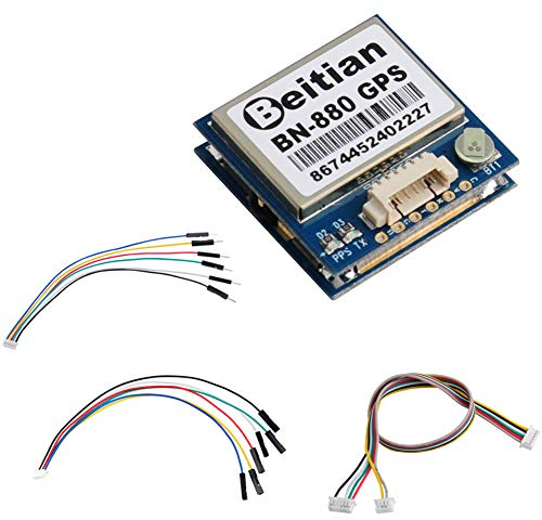 DIYmalls BN-880 GPS Modul mit Blitz HMC5883 Kompass Glonass Beidou + GPS Aktivantenne für Arduino Flugzeuge FPV Flight Control