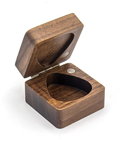 Cheerock Wooden Guitar Pick Case, Personalized Guitar Pick Holder, Guitar Picks Case for for Musicians, Guitarists & Music Lovers