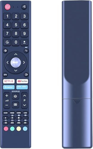 GOUYESHO GCBLTV02BDBIR Ersatz Fernbedienung Kompatibel mit CHIQ ChangHong UHD TV U43H7S U43H7N U43H7L U50H7N U55H7N U58H7N U58G7N L32H5S L32H7L L32H7N L40H7N L43H7N GCBL-TV02BDBIR