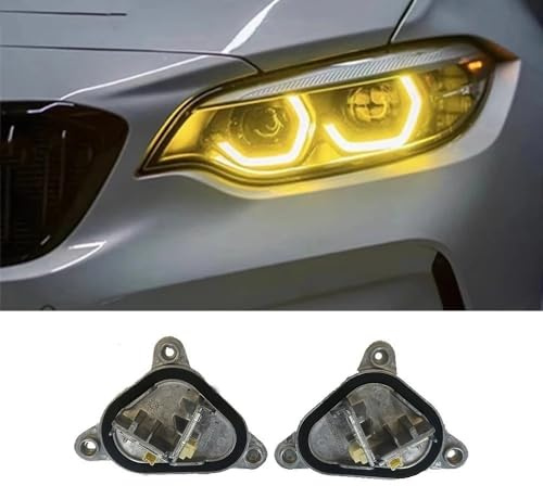 Fanale Proiettore Giallo Limone Angel Eyes Per BMW M2 Serie 2 DRL LED Multicolore F22 F23 F87 LCI Luci Diurne 63117494851 63117494852 Faro Principal
