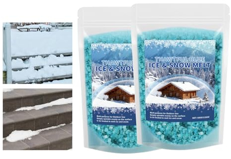 Järnborttagning, strömedel vinter strö lång hållbar 2 delar, borttagning av snö för – skonar golvbeläggningar och är säkra för djur