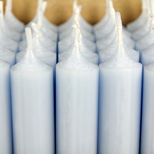 Stabkerzen 250 x 22 mm durchgefärbt, lange Tischkerzen aus RAL-Paraffin, rußarm und geruchsneutral, Made in Germany für Tischdekoration