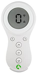 JULIUS MAYER - Trasmettitore radio a 15 canali JMHS-15, per tapparelle, telecomando per tapparelle, con display LCD, supporto da parete incluso