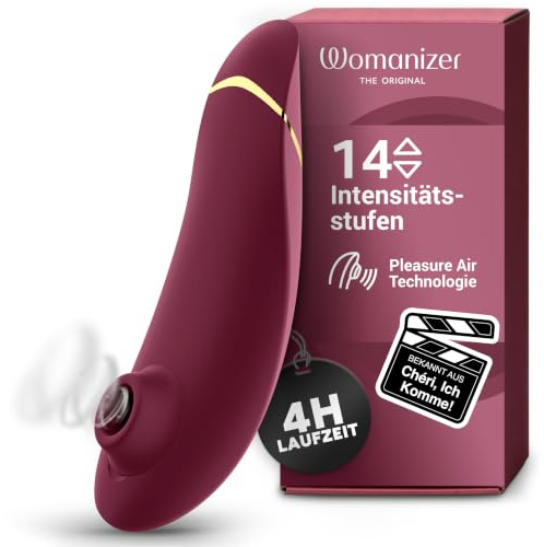 Womanizer Premium 2 Klitoris-Sauger Erotik Sextoy Vibrator für Frauen Rot