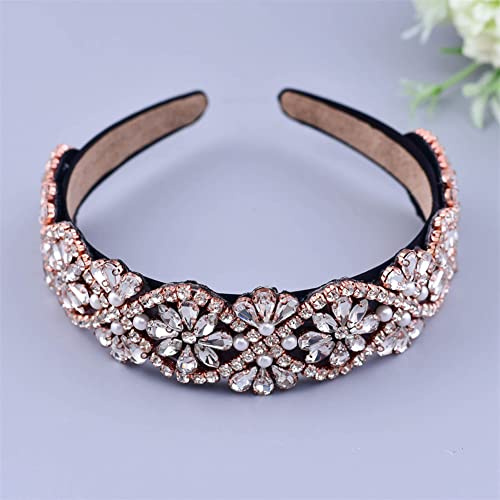 Haarreif mit Strasssteinen für Damen, Hochzeitszubehör, Braut-Diadem
