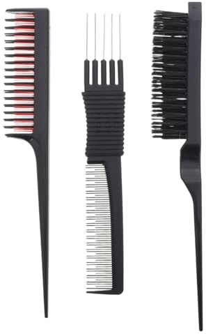 minkissy Peines Cabello Peine Para Cardar Para Raya Para Uso Doméstico y Salones De Belleza Hombre Mujer