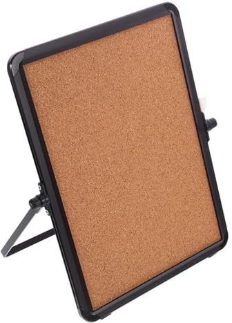 Lurrose Pinnwand Notiztafel Aluminiumlegierung Kork aus Schreibtisch und Moderne als Erinnerungstafel 1 St für Büro und Arbeitsplatz